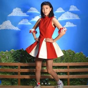 SOLD DO NOT BUY Fashion Brand Company red white cheerleader dress size Large